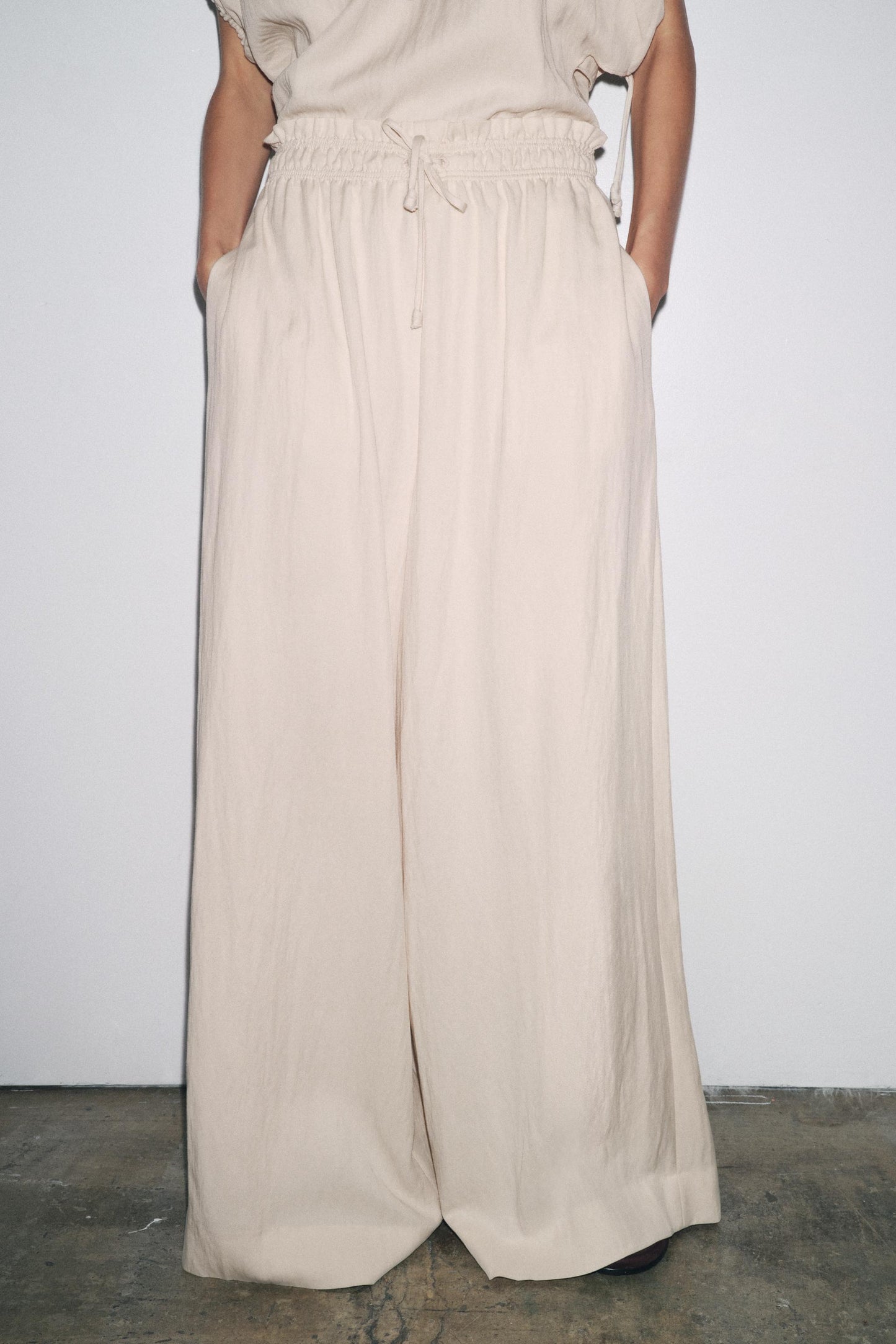 ZW COLLECTION FLOWING PYJAMA TROUSERS