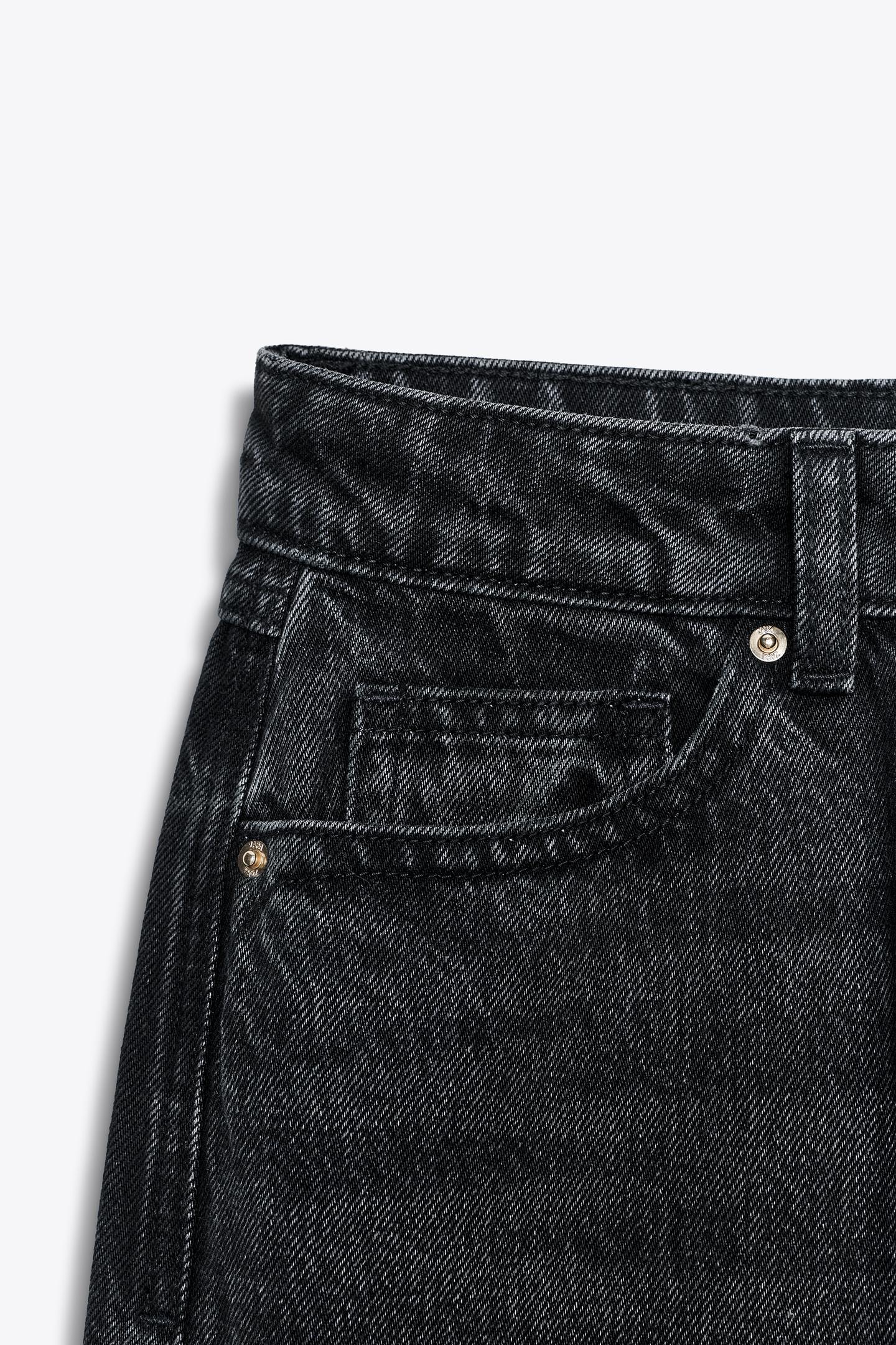 ZW COLLECTION WIDE LEG LOW-RISE JEANS