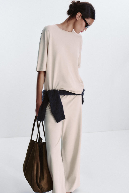 OVERSIZED TEXTURED T-SHIRT