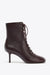 LEATHER KITTEN ANKLE BOOTS
