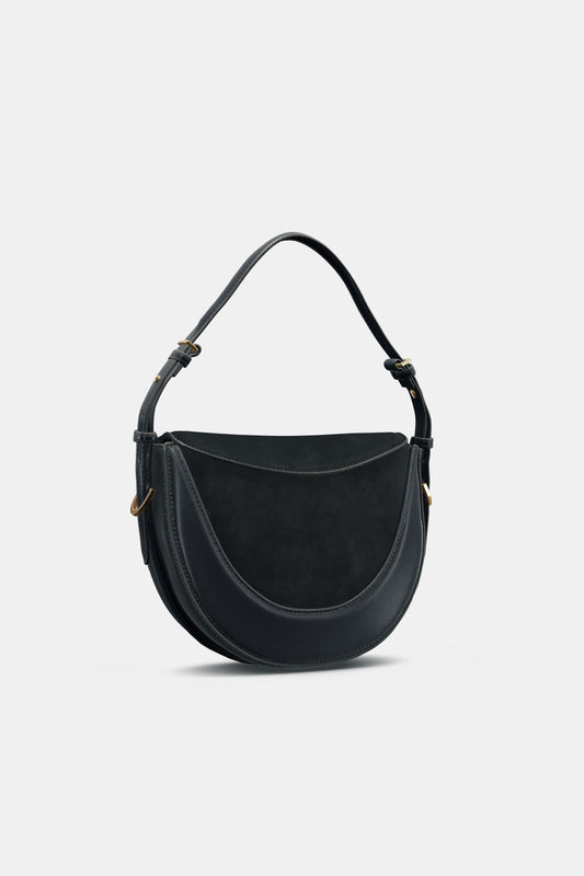 LEATHER FLAP CROSSBODY BAG