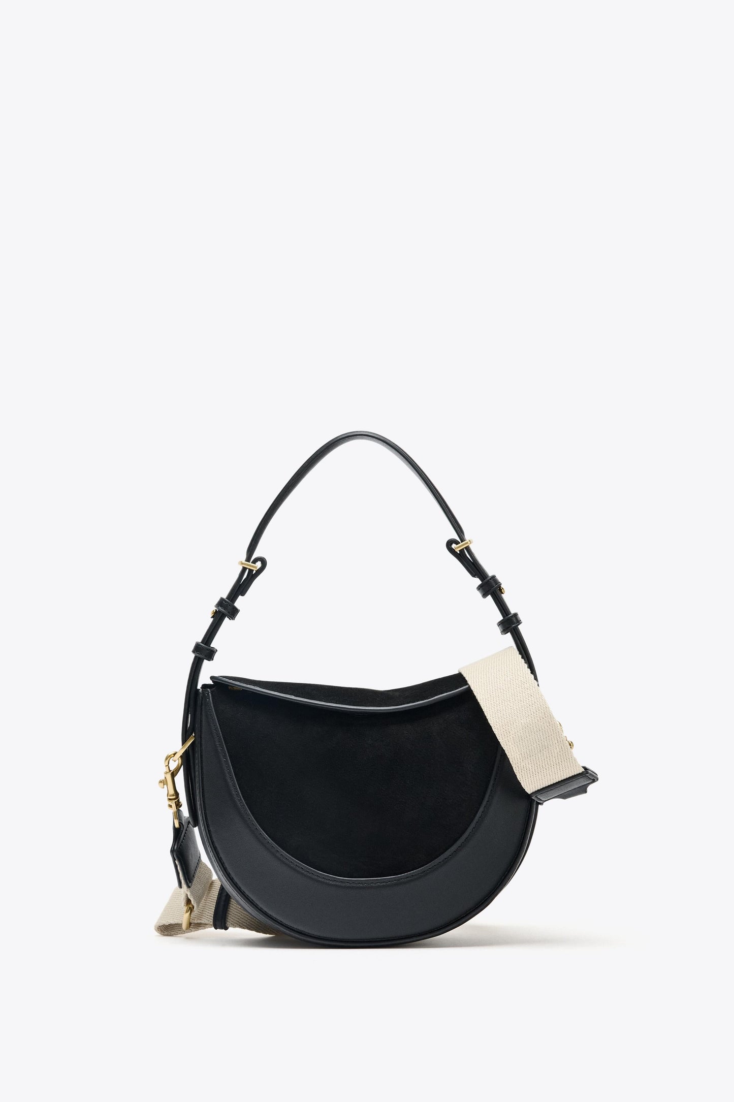 LEATHER FLAP CROSSBODY BAG