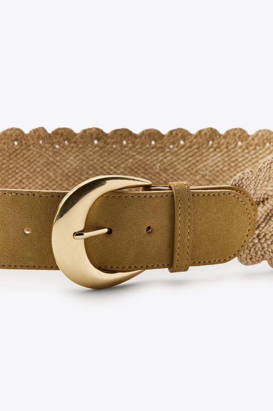 COMBINED RAFFIA BELT
