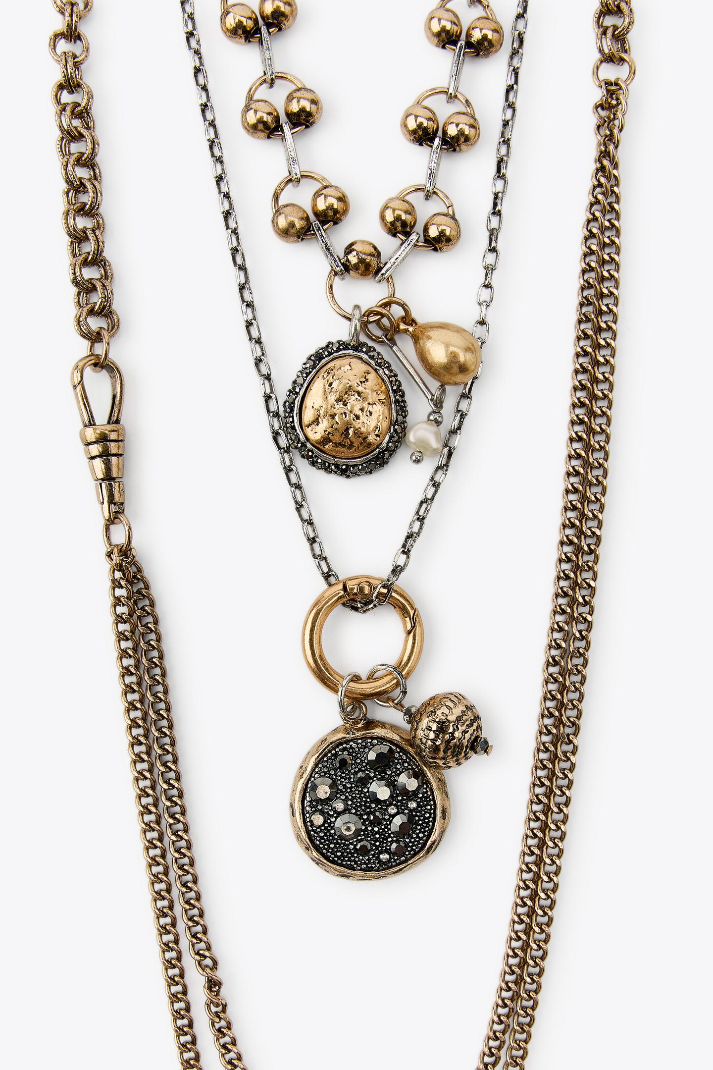 3-PACK OF ASSORTED CHAIN NECKLACES WITH COINS
